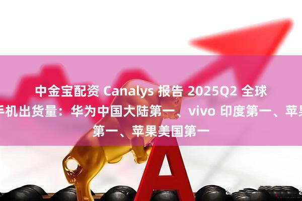 中金宝配资 Canalys 报告 2025Q2 全球主要市场手机出货量：华为中国大陆第一、vivo 印度第一、苹果美国第一